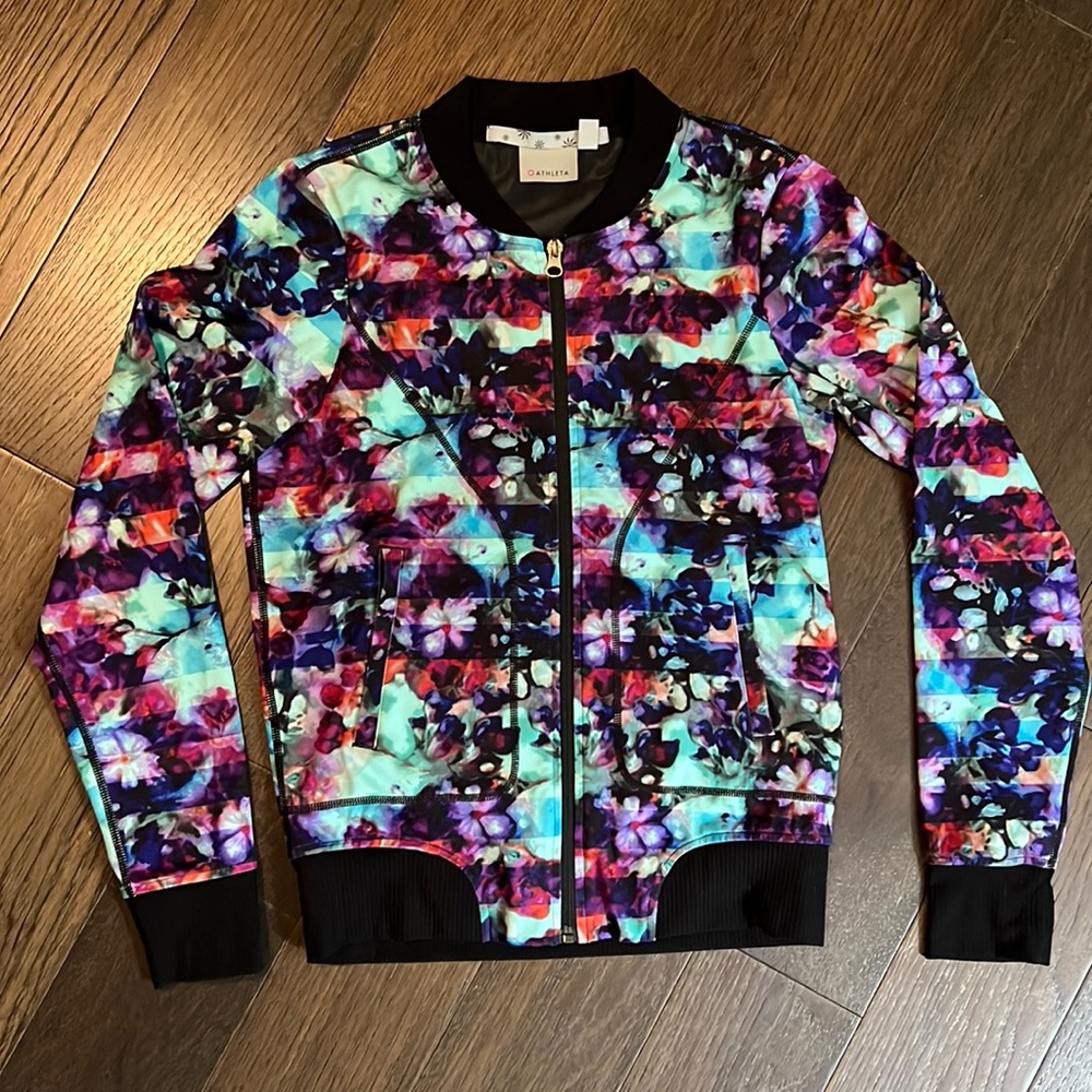 Athleta lightweight bomber jacket